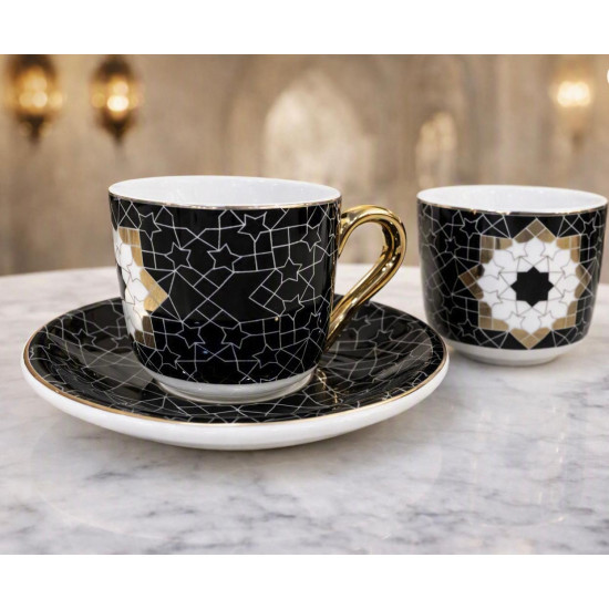 Turkish coffee cup set 6 pices